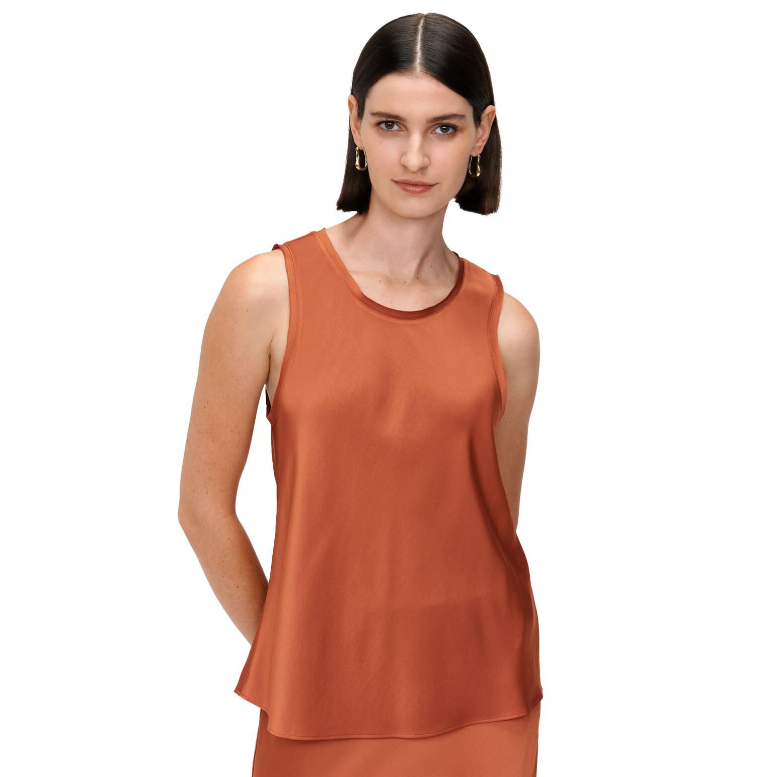 Satin shell top cheap